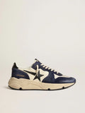 GGDB - Running Sole pour homme en cuir nappa noir et beige avec étoile et contrefort noirs